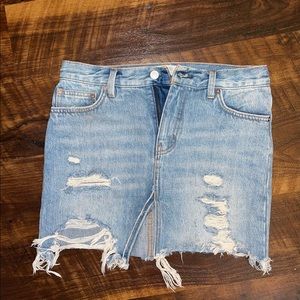 Free people mini skirt